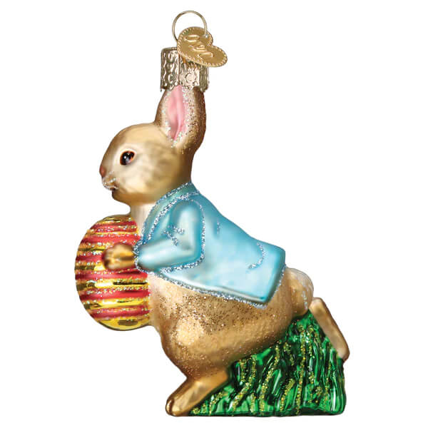 Peter Rabbit With Easter Egg Ornament