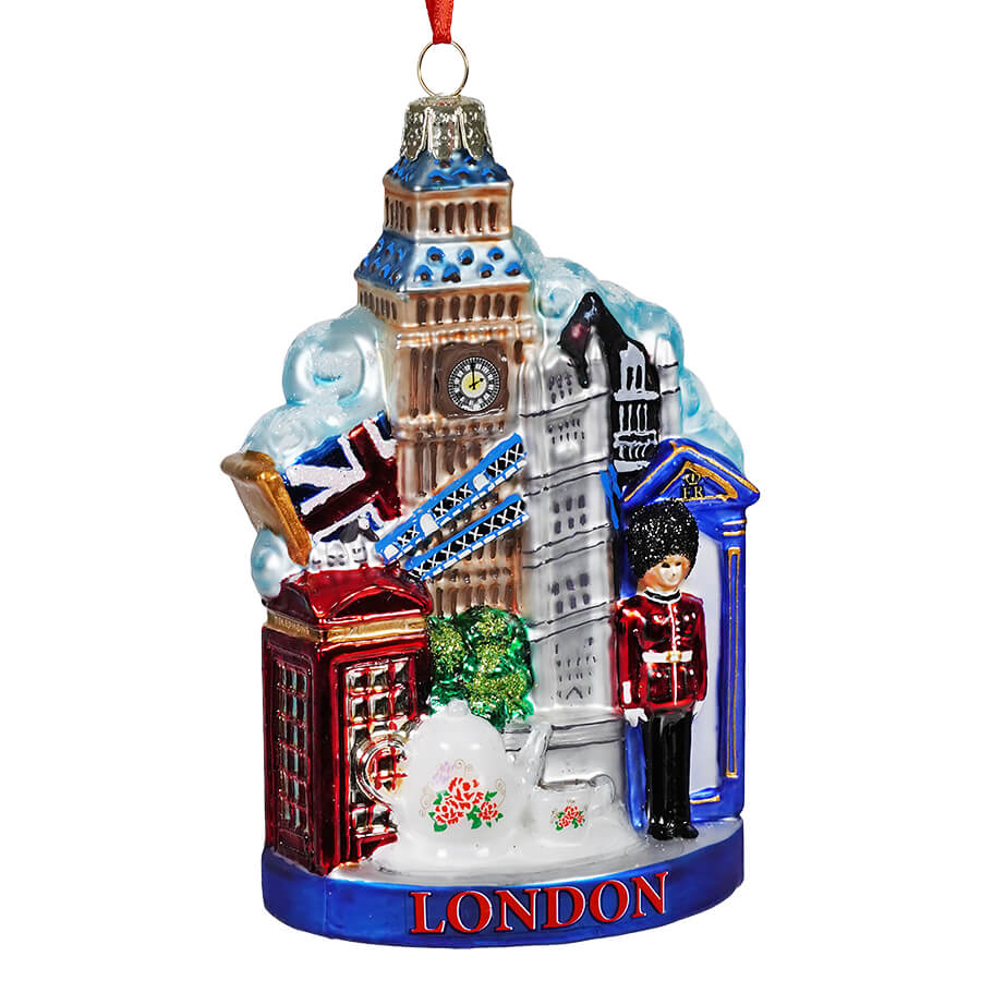 Glass London Cityscapes Ornament