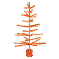 image of Holiday Feather & Tinsel Trees decor