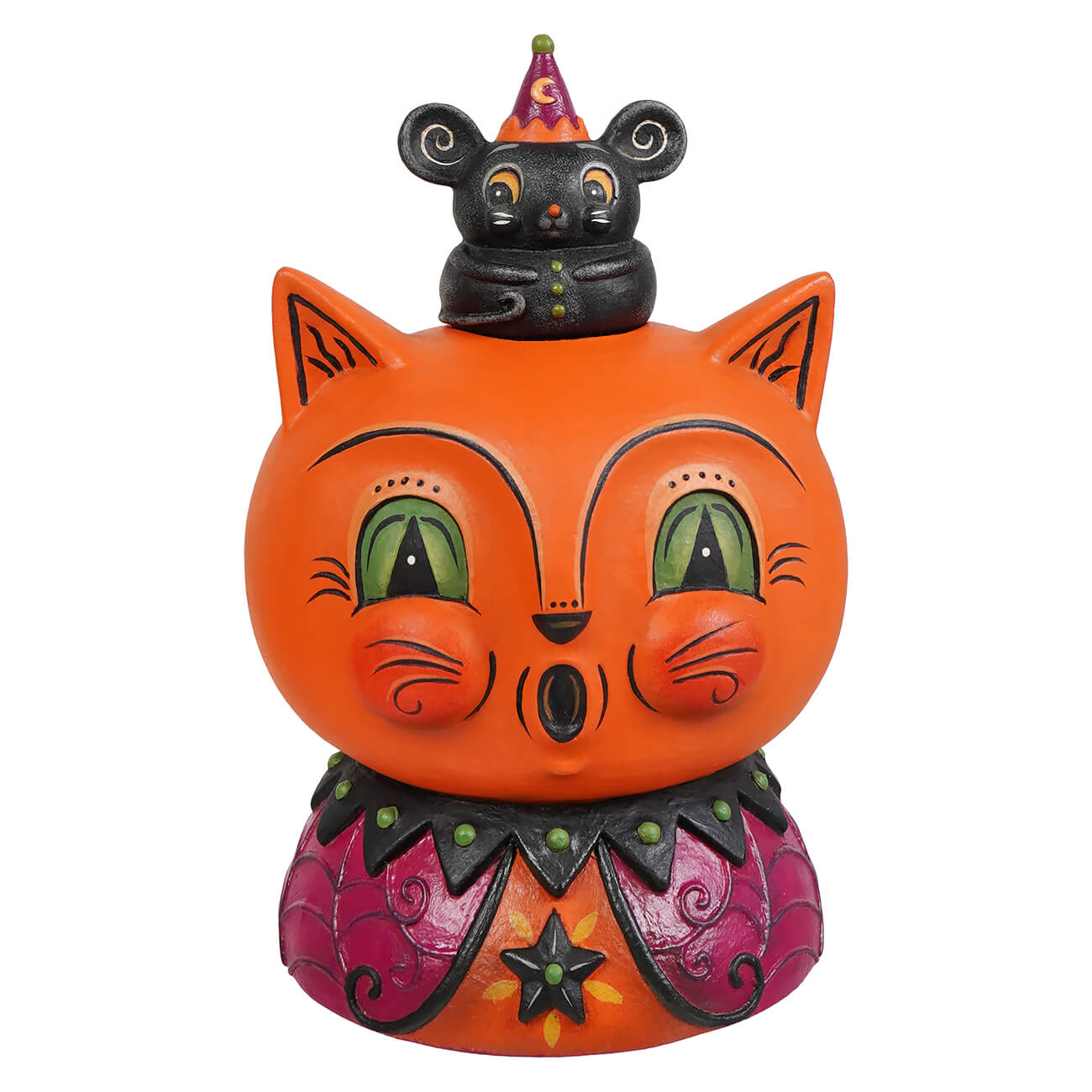Copper Cat & Merlin Mouse by Johanna Parker for Bethany Lowe
