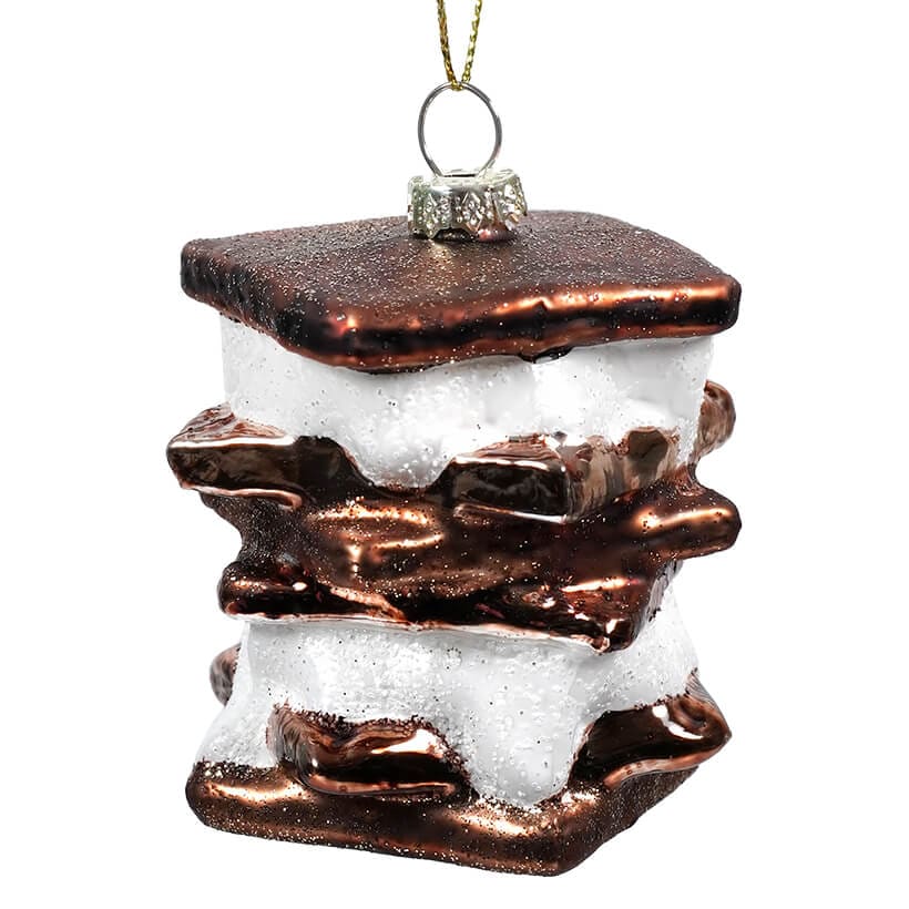 Dark Chocolate S’mores Ornament by Gerson Companies – Traditions