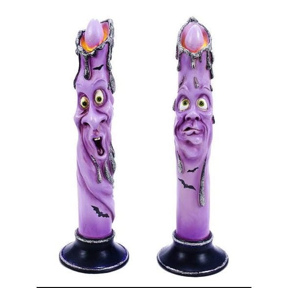 Ghost Face Candlesticks Set/2 by Kurt Adler Traditions Ghost Face Candlesticks Set/2 by Kurt Adler Traditions