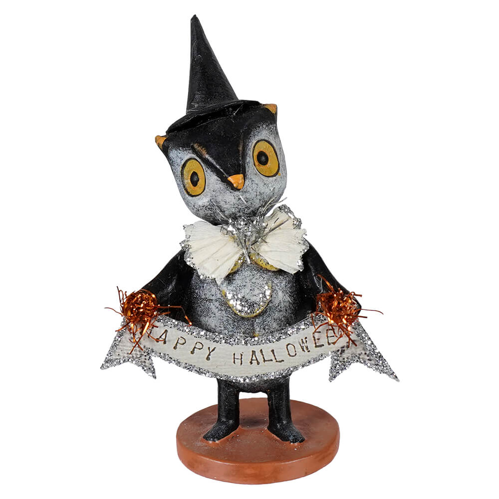 Happy Halloween Owl by Michelle Lauritsen for Bethany Lowe Designs