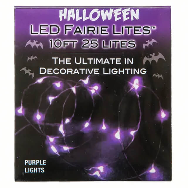 25-Light Purple Fairy LED Light Set
