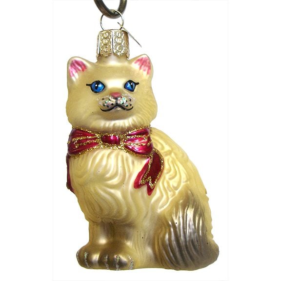 Beige Himalayan Kitty Ornament