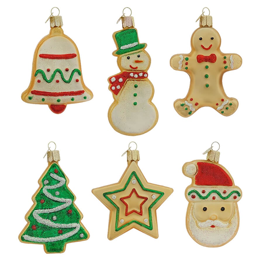 Sugar Cookies Ornaments Set/6