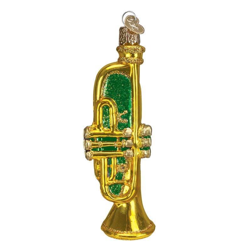 Green Trumpet Ornament