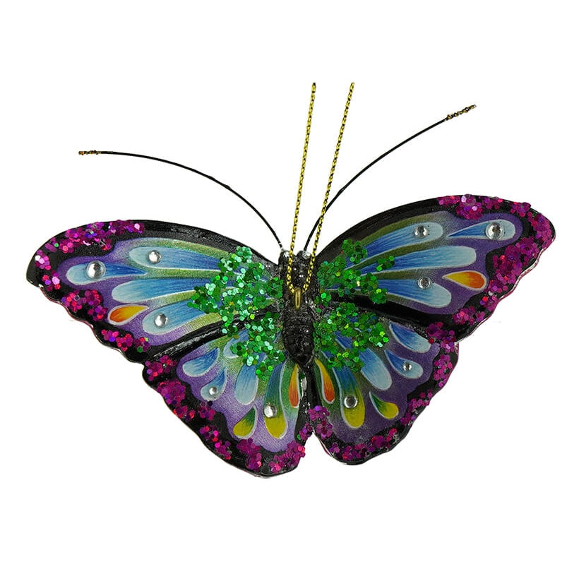 Rainbow Butterfly Ornament