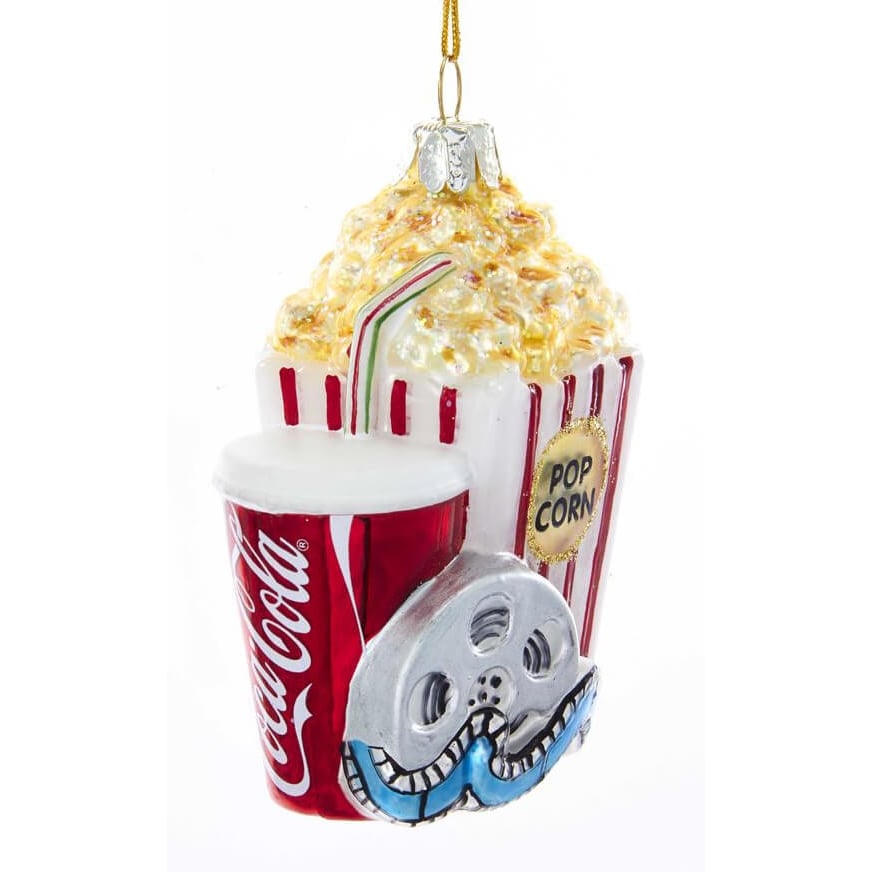 Movie Coca-Cola & Popcorn Ornament