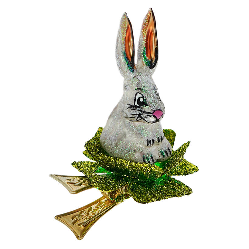 Baby Bunny Clip-On Ornament