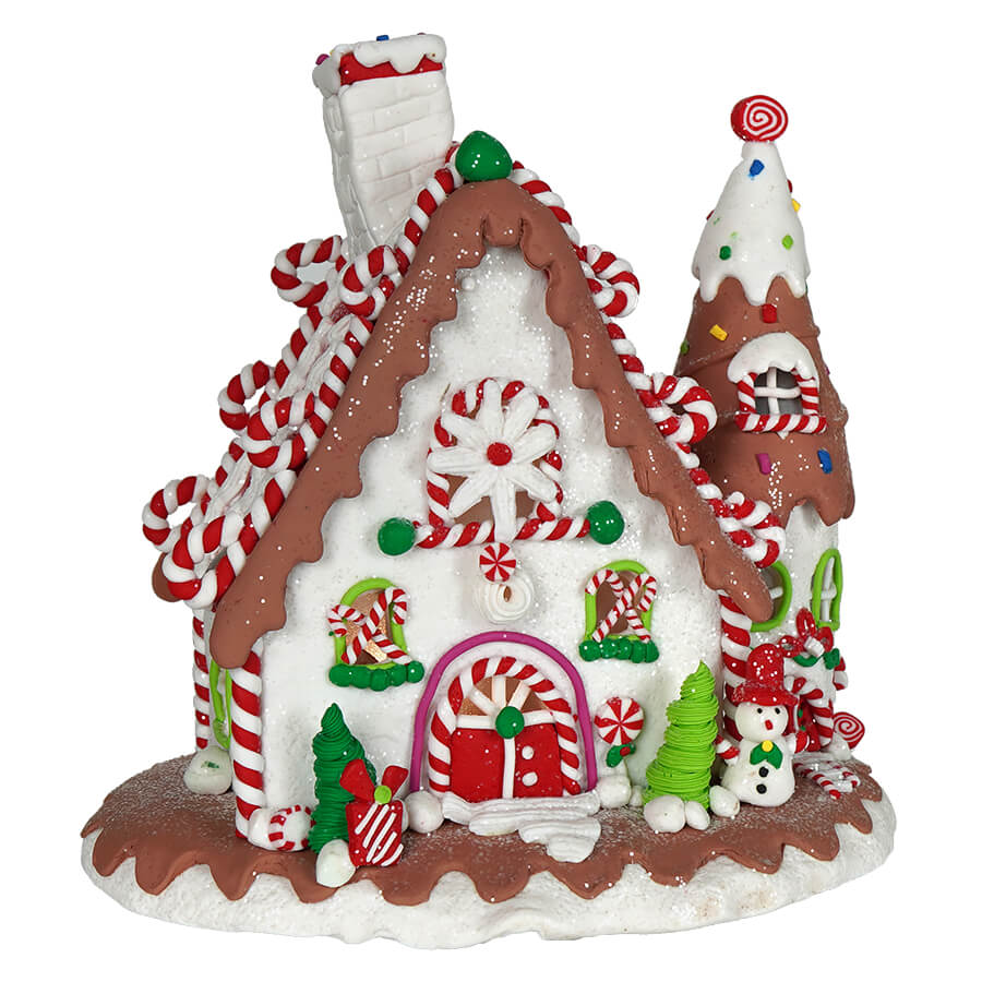 Lighted Gingerbread Cottage House