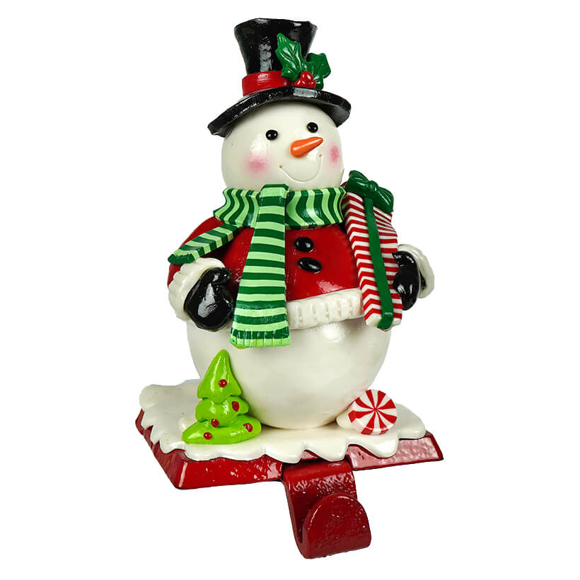 Claydough Snowman Stocking Hanger