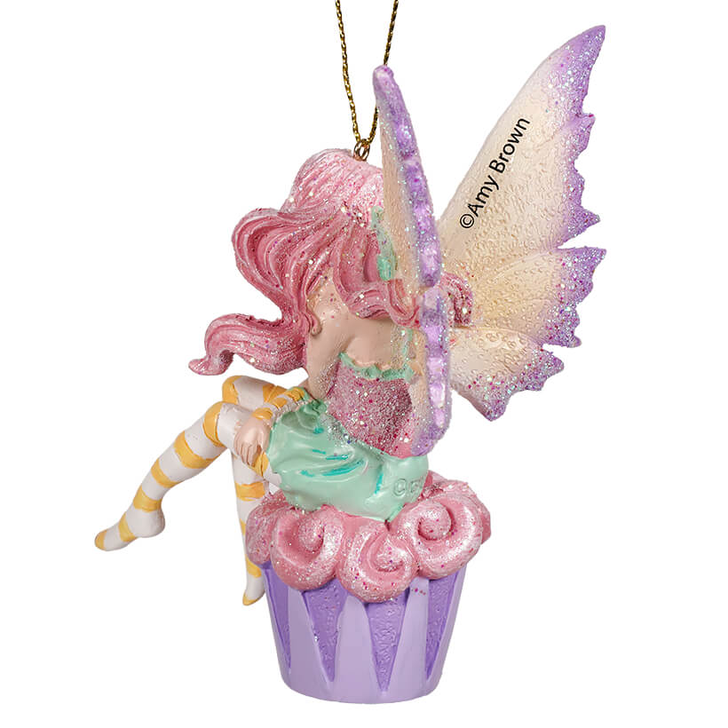 Amy Brown Cupcake Fairy Ornament