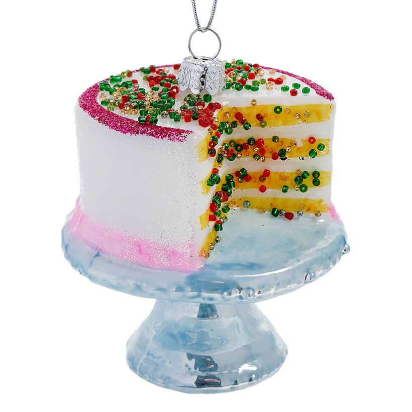 Confetti Birthday Cake Ornament