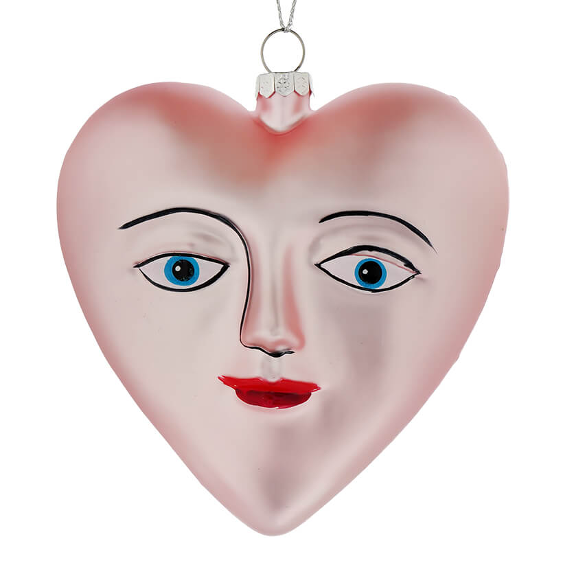 Blue Eyed Heart Ornament