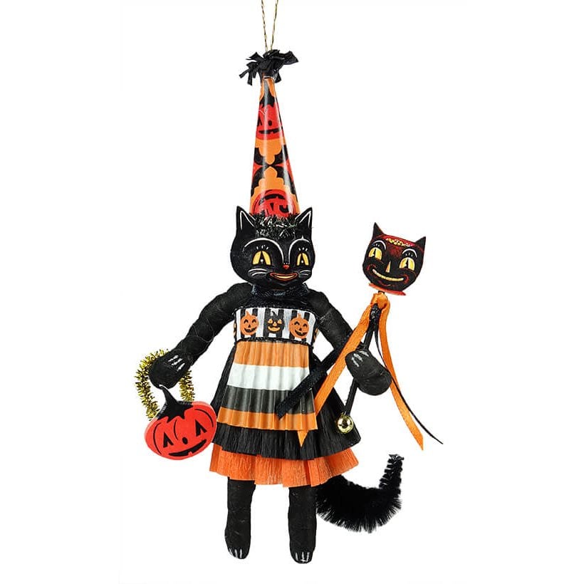 Black Cat Girl Ornament