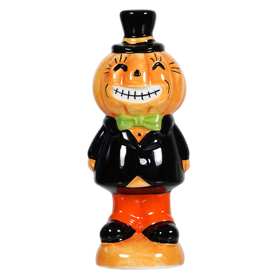Vintage Inspired Halloween Pumpkin Figure