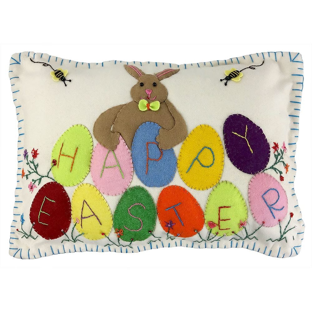 Happy Easter Eggs Pillow