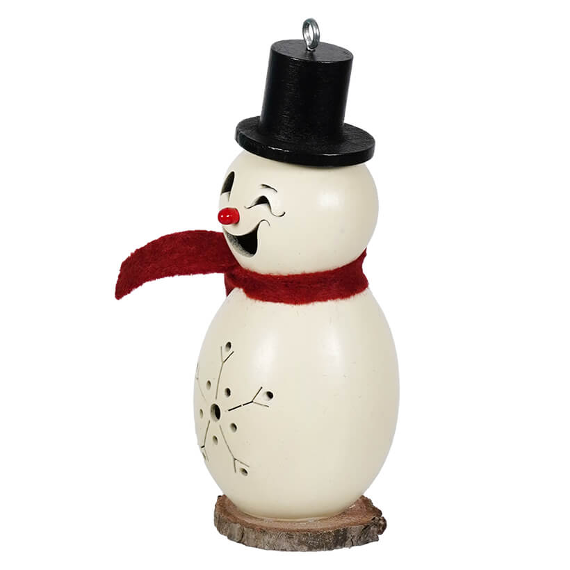 Lil Blizzard Snowman Gourd Ornament