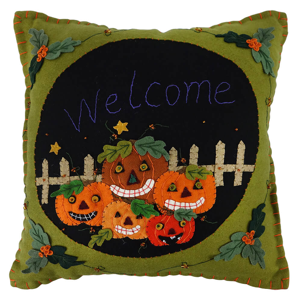 Welcome Pumpkin Patch Pillow