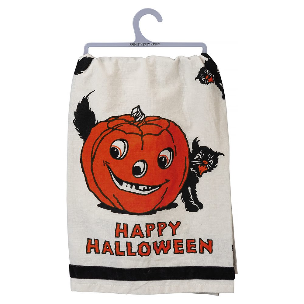 "Happy Halloween" Dish Towel