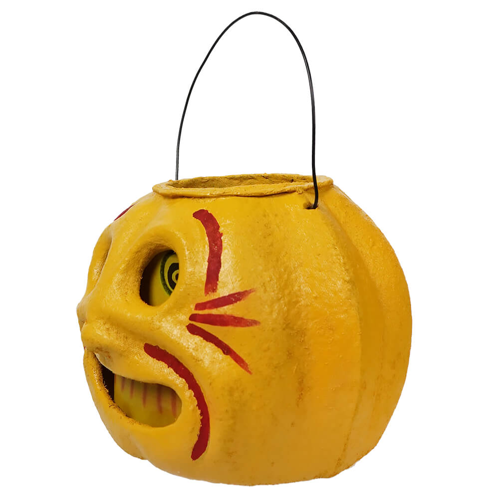 Yellow Clown Pumpkin Bucket