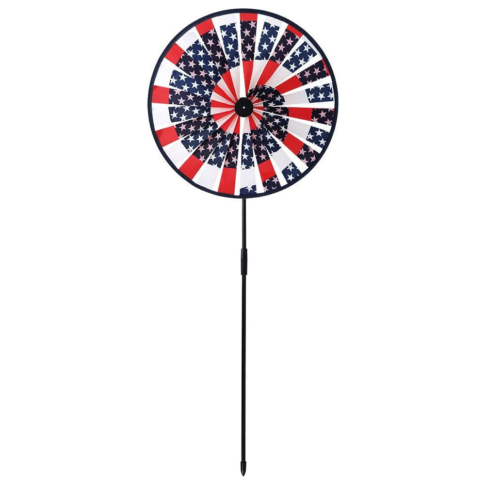 Patriotic Pinwheel Spinner Stake