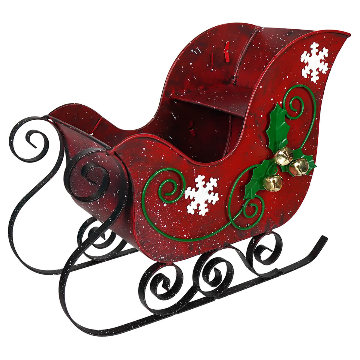 Small Red Holiday Sleigh