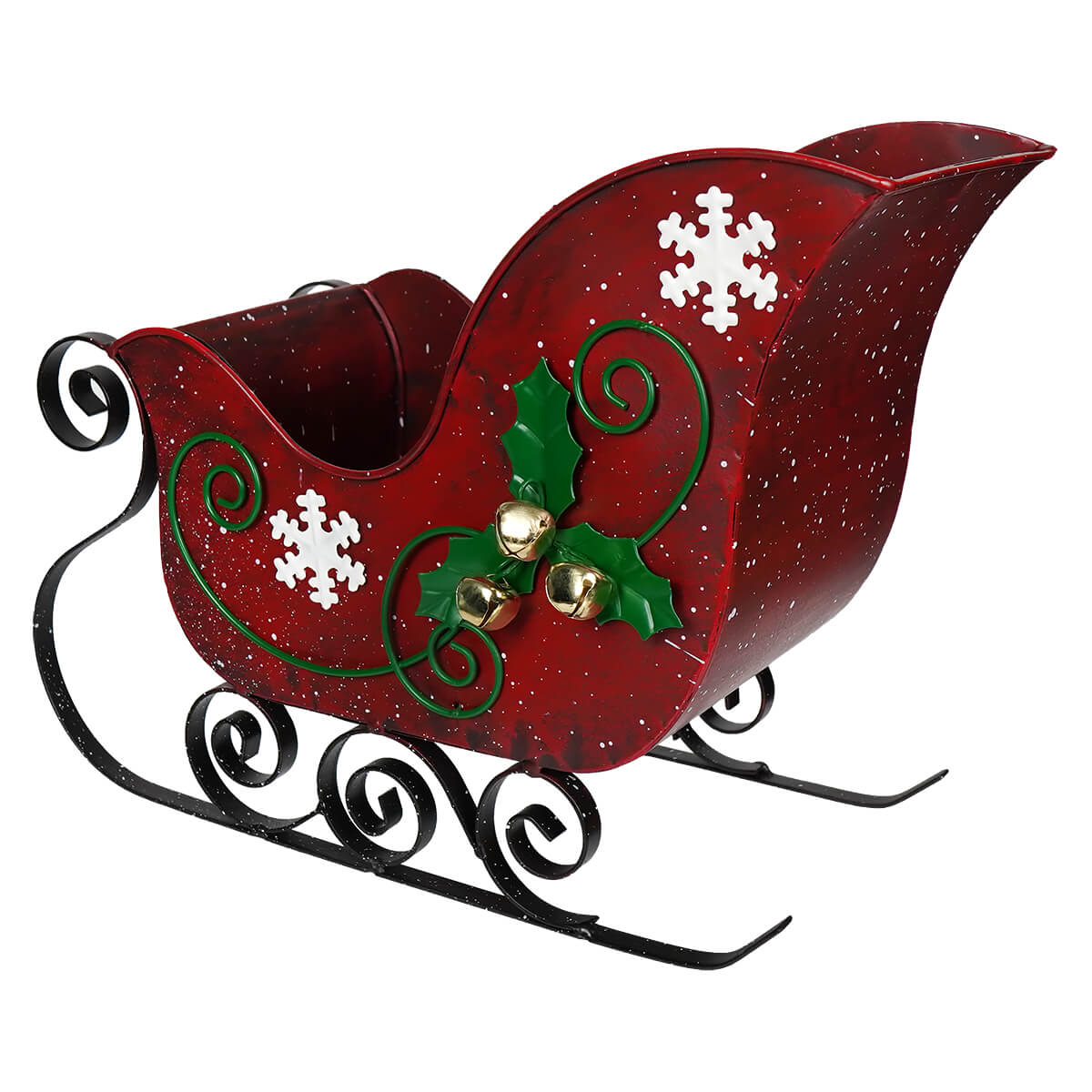 Small Red Holiday Sleigh