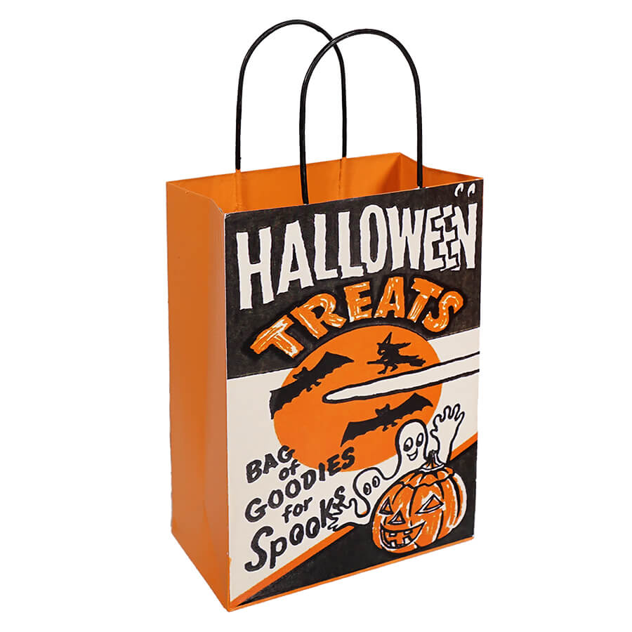 Tin Halloween Treats Bag