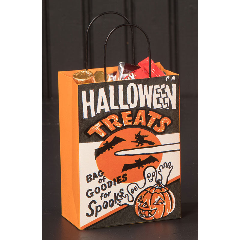 Tin Halloween Treats Bag