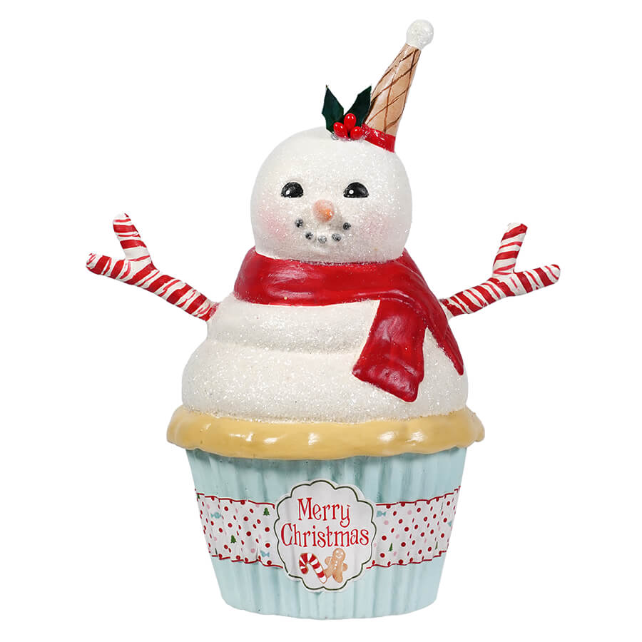 Mr. Snow Cupcake Container