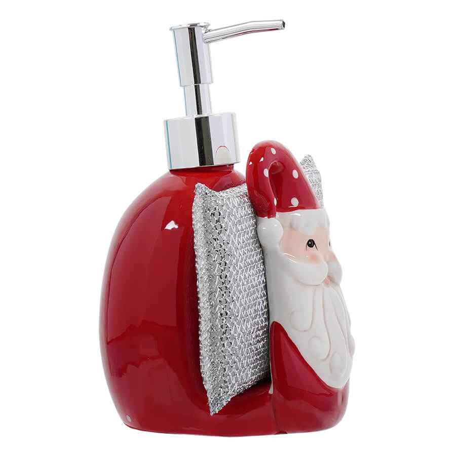 Santa Soap Dispenser & Sponge Holder