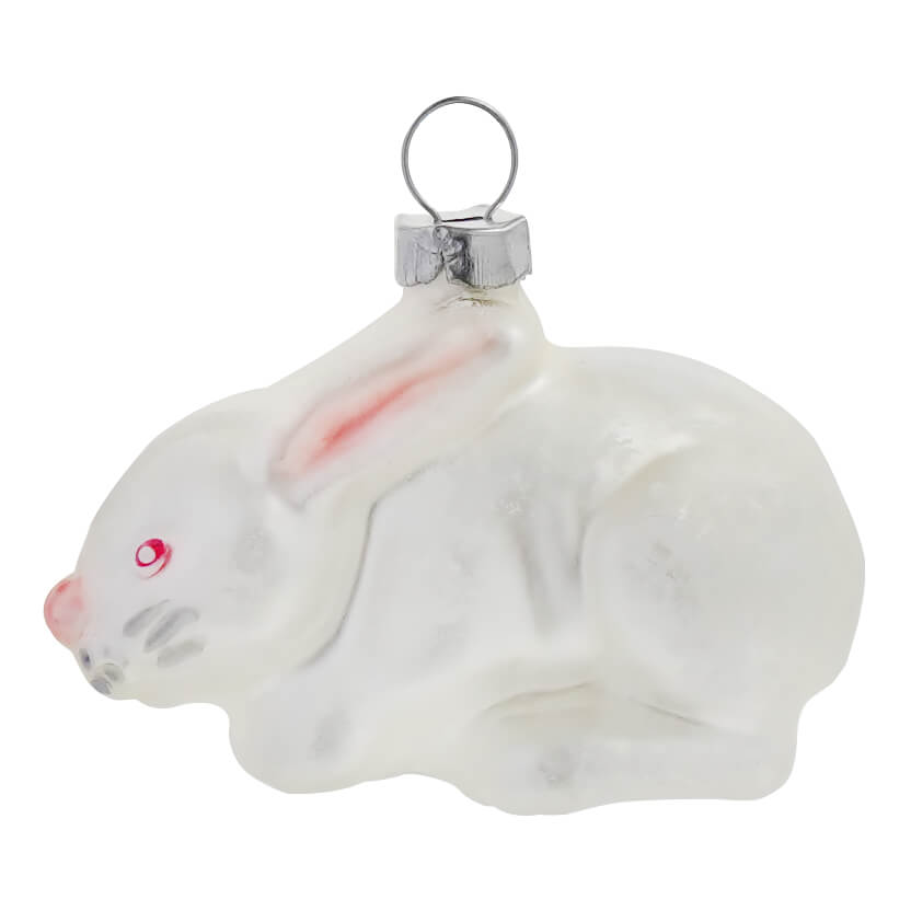 White Bunny Ornament