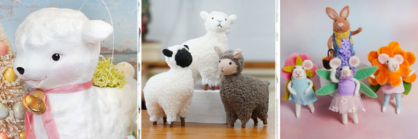 Traditional Vintage Easter Figural Decor