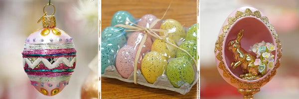 Easter Eggs & Decorative Grass