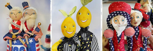 Joe Spencer Patriotic & Sea Themed Dolls