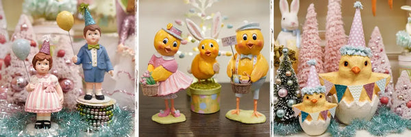 Traditional Vintage Easter Figural Decor