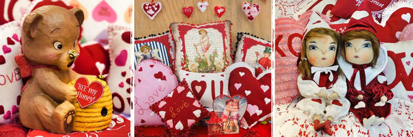 Valentine's Day Pillows, Tree Skirts, Towels & Table Runners