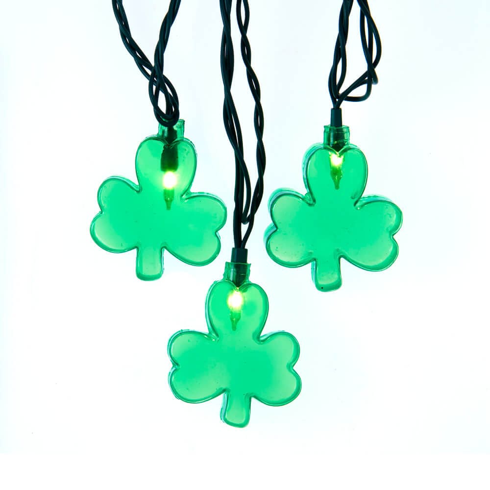 10-Light Shamrock Light Set