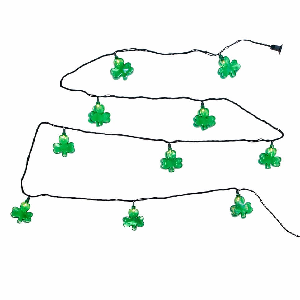 10-Light Shamrock Light Set