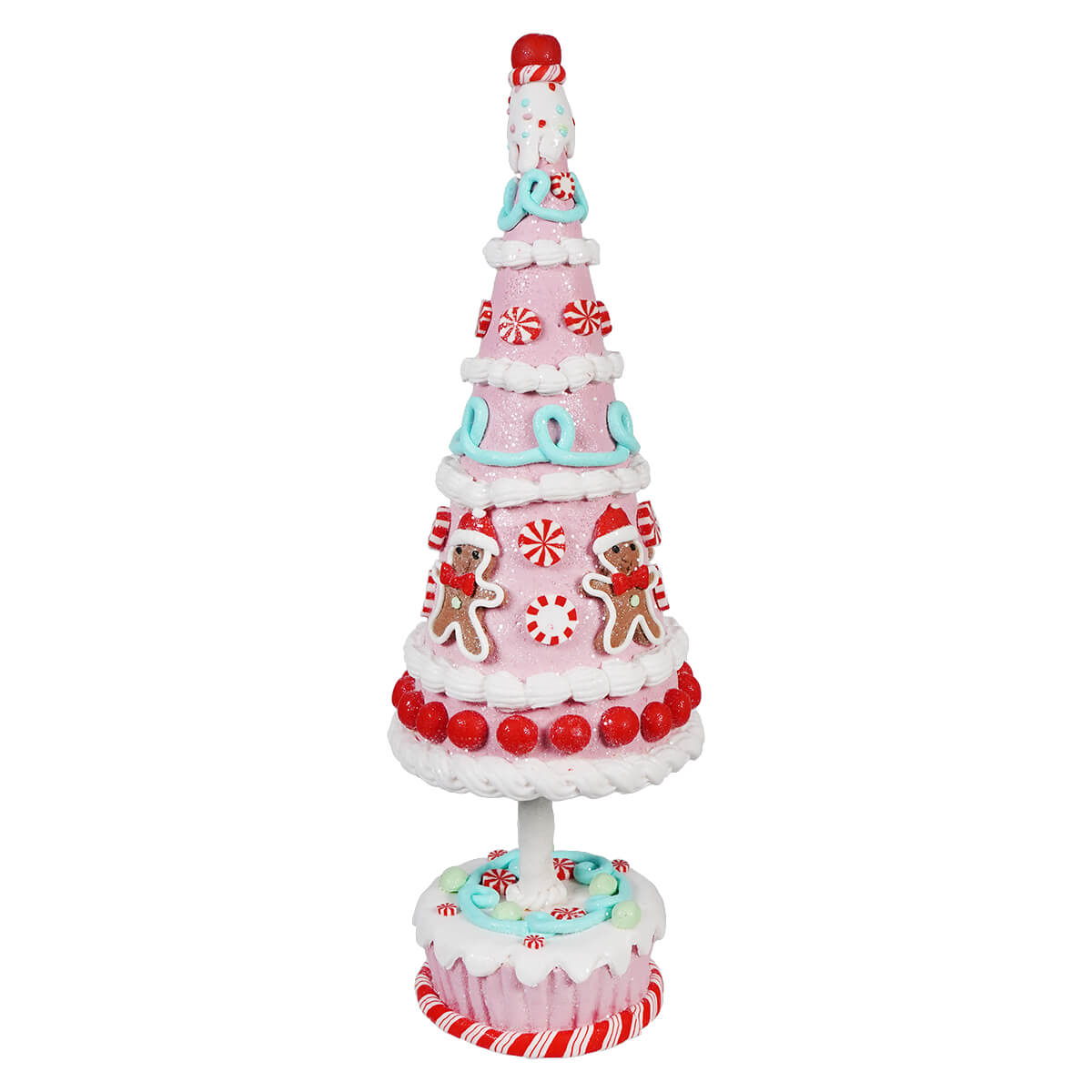 15.75’’ Claydough Gingerbread Candy Tree - Christmas