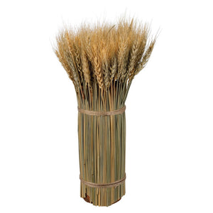 15 inch large wheat bundle bouquet with golden wheat stalks perfect for a rustic thanksgiving bouquet or decor
