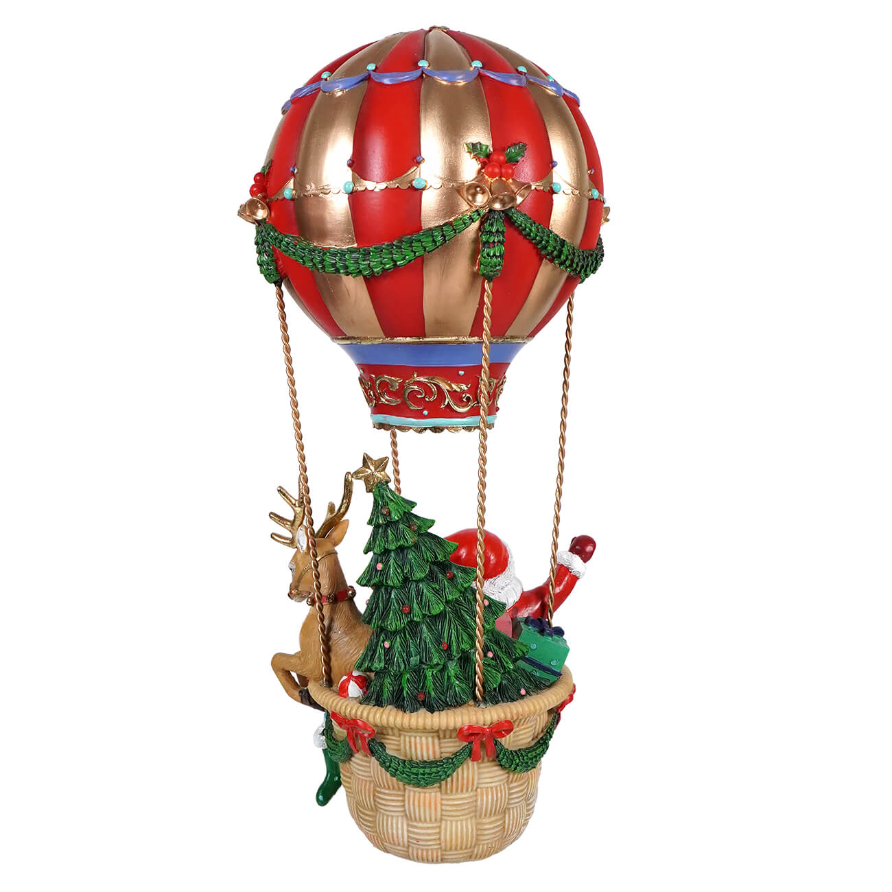 17’’ Santa & Friends Christmas Hot Air Balloon - Christmas