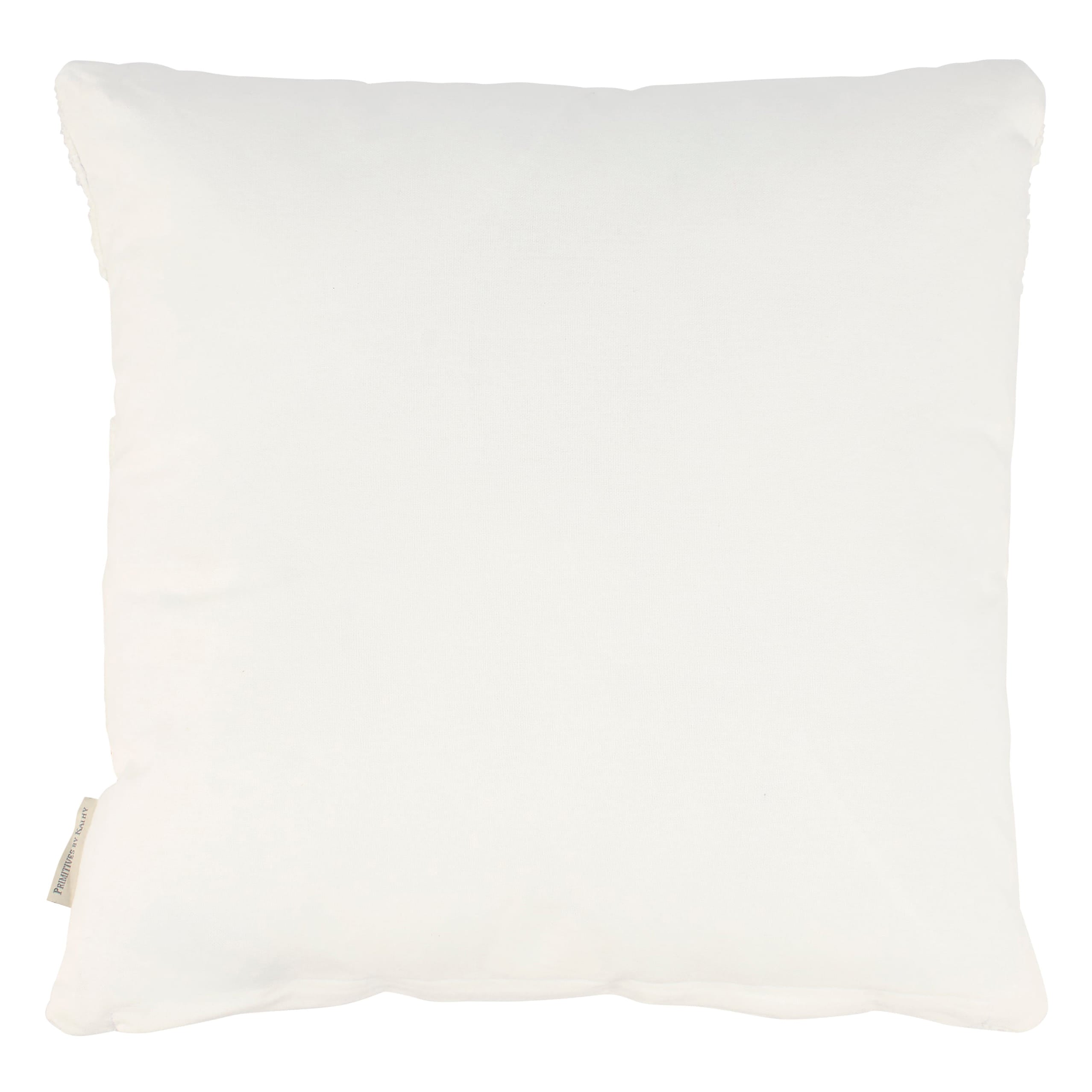 White ghosts pillow with soft plush fabric square cushion perfect for seasonal style and cozy decor