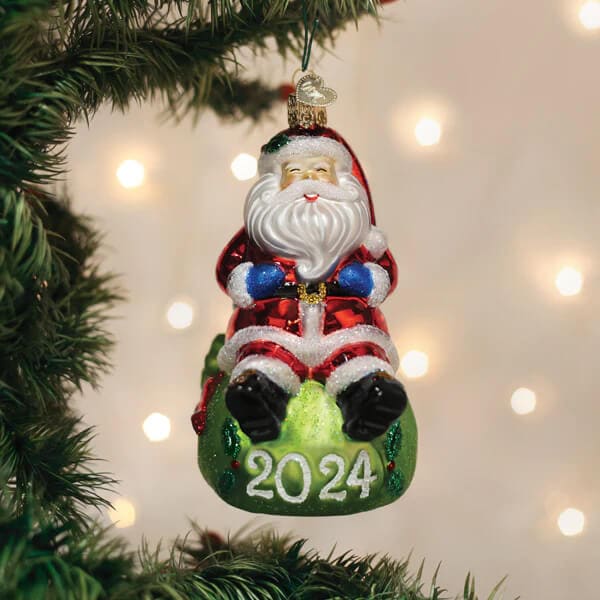 2024 Jovial Santa Ornament - Ornaments