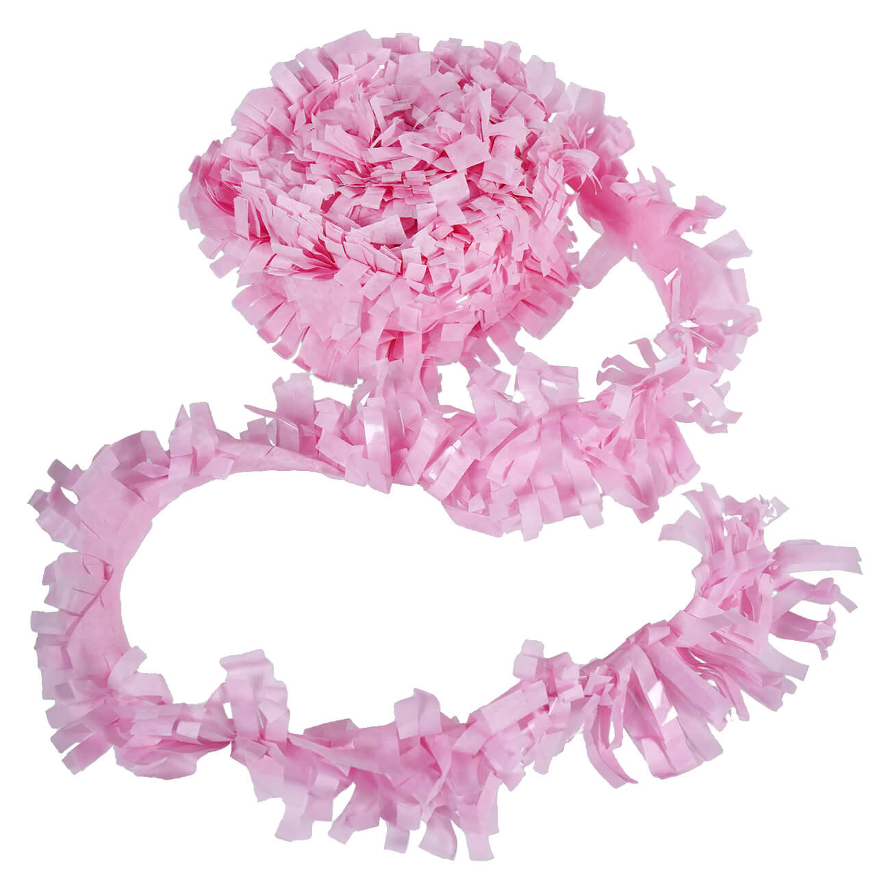 25ft Pink Tissue Festooning Garland - Easter