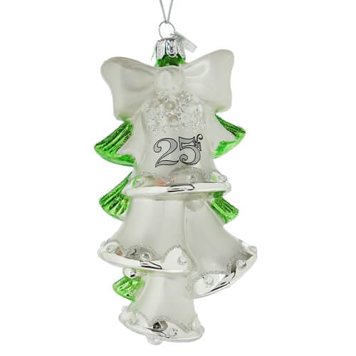 25th Anniversary Bells Ornament