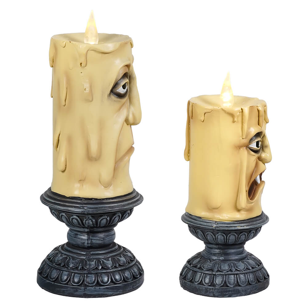 Light Up Scary Candles Set/2