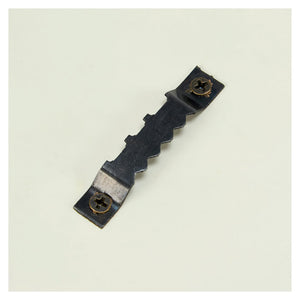 Black metal picture hanging bracket with zigzag center and two screw holes for 31.5 inch thanksgiving harvest pumpkins leaner and hanger